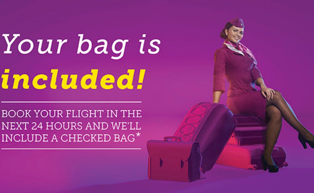 24 Hour Promotion: Free Checked Bag on WOW Air to Iceland